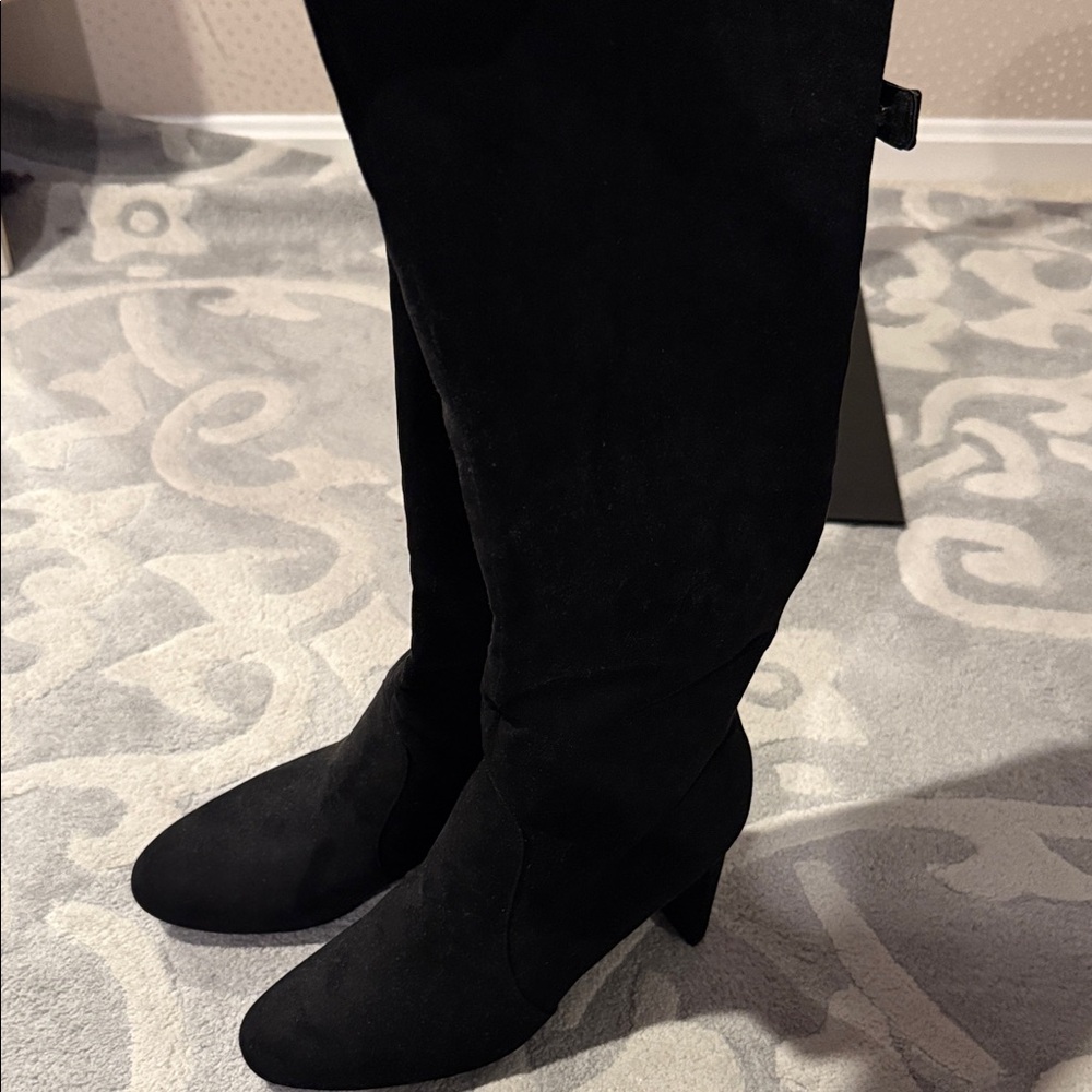Alfani Black Over the Knee Boots new without tags